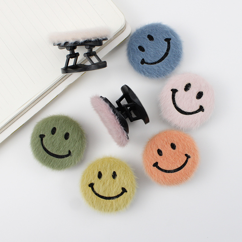 originality new pattern Maomao Smiling face fold mobile phone Bracket lovely ins Bracket Portable mobile phone parts
