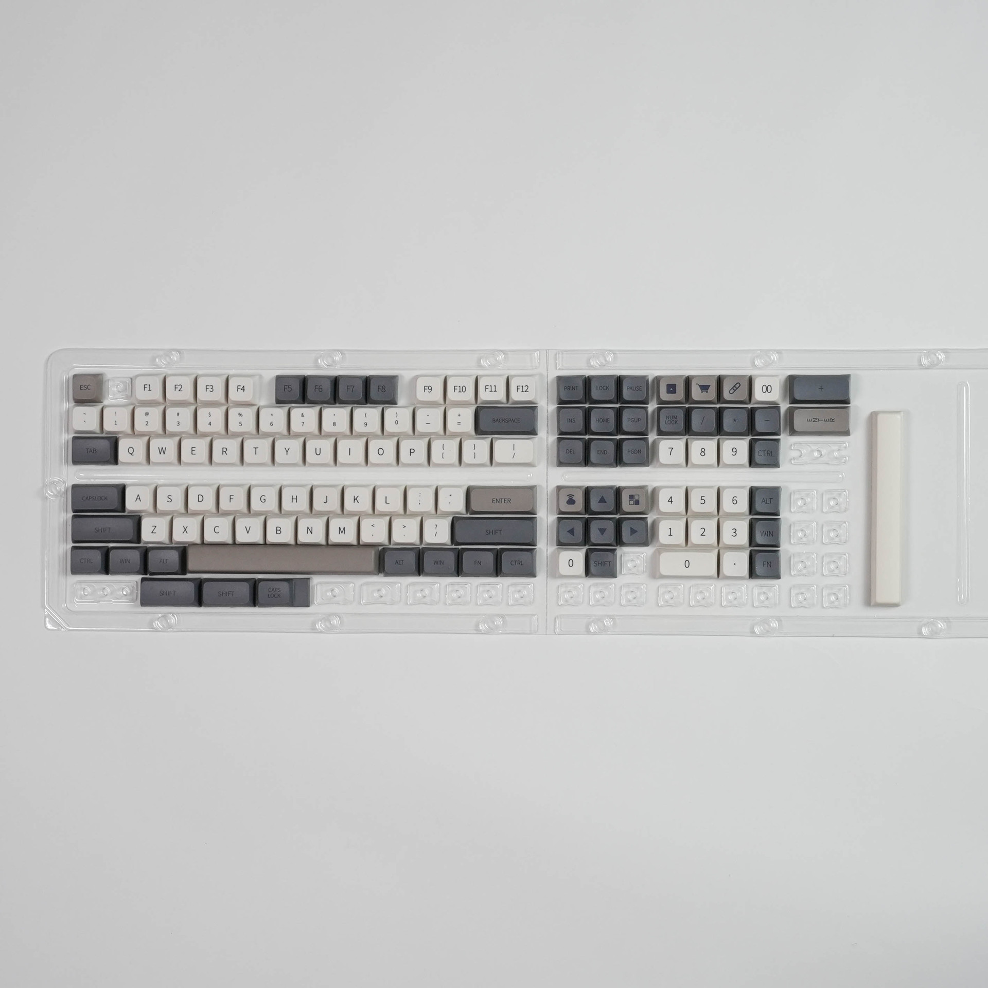 PBT material XDA altura bola tapa sublimación Pacha perro tema patrón grande conjunto completo universal Teclado mecánico keycap