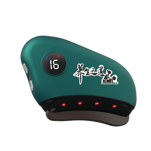 Facial Gua Sha Tool Electric Gua Sha Device Beauty Massager with Constant Temperature Heating and Vibration Meridian Brush Massager