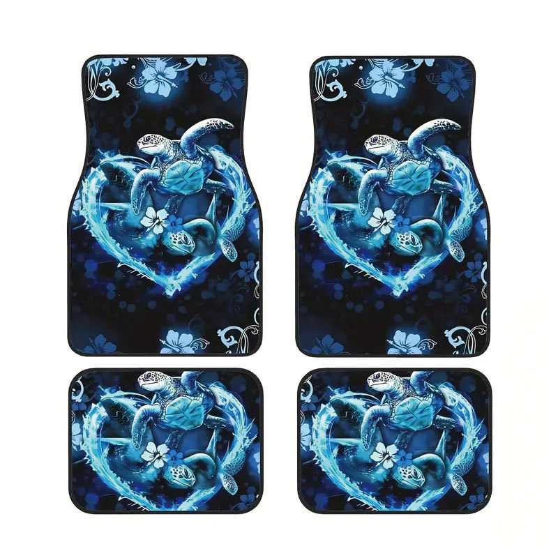 Cross-Border Temu Hot-Selling Retro Persian Nordic Abstract Style Car Floor Mats, Stain-Resistant, Wear-Resistant, Easy to Care For, Non-Slip