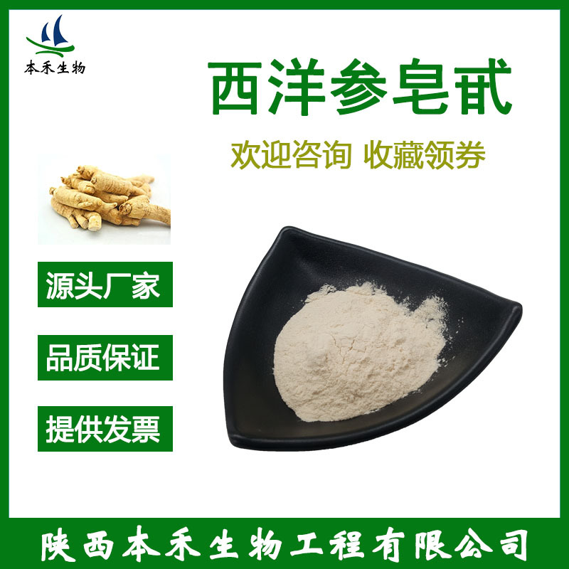 西洋参皂甙80% 西洋参提取物 水溶西洋参粉 现货包邮 多种规格1kg