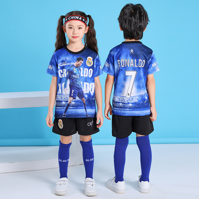Camiseta de fútbol Ronaldo Real Madrid Santos Neymar Camiseta de entrenamiento de mangas cortas Copa del Mundo 2026 Fan Edition