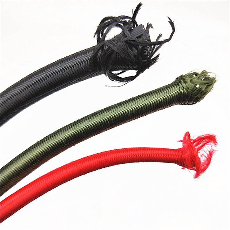 优质进口松紧绳 粗弹力绳 刹车绳 圆松紧带1mm 4mm 6mm  10mm绳子