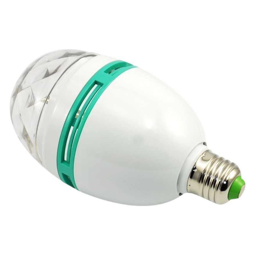 Bombilla LED giratoria multicolor, luz de escenario mini KTV, lámpara de ambiente para el hogar