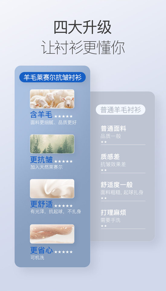 Áo sơ mi nam dài tay dày vừa pha len cừu giặt máy được, cổ vuông, phong cách công sở cao cấp — Carmine-Nam-Dài tay-33, Mã não xám nam dài tay-36, Xám xám-nam dài tay-35, Đàn hương xám-nam dài tay-37 chi tiết 8