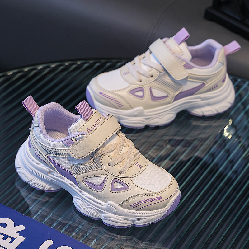 보라색 가죽 표면