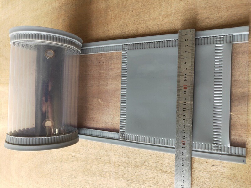 Air Conditioning Door Curtain, Windproof Partition Curtain, Magnetic Self-Adhesive Wind Blocker, Transparent Plastic, 20cm Wide, Heat-Melted Weighted Air Conditioning Door Curtain, Windproof Partition Curtain, Magnetic Self-Adhesive Wind Blocker, Transparent Plastic, 20cm Wide, Heat-Melted Weighted