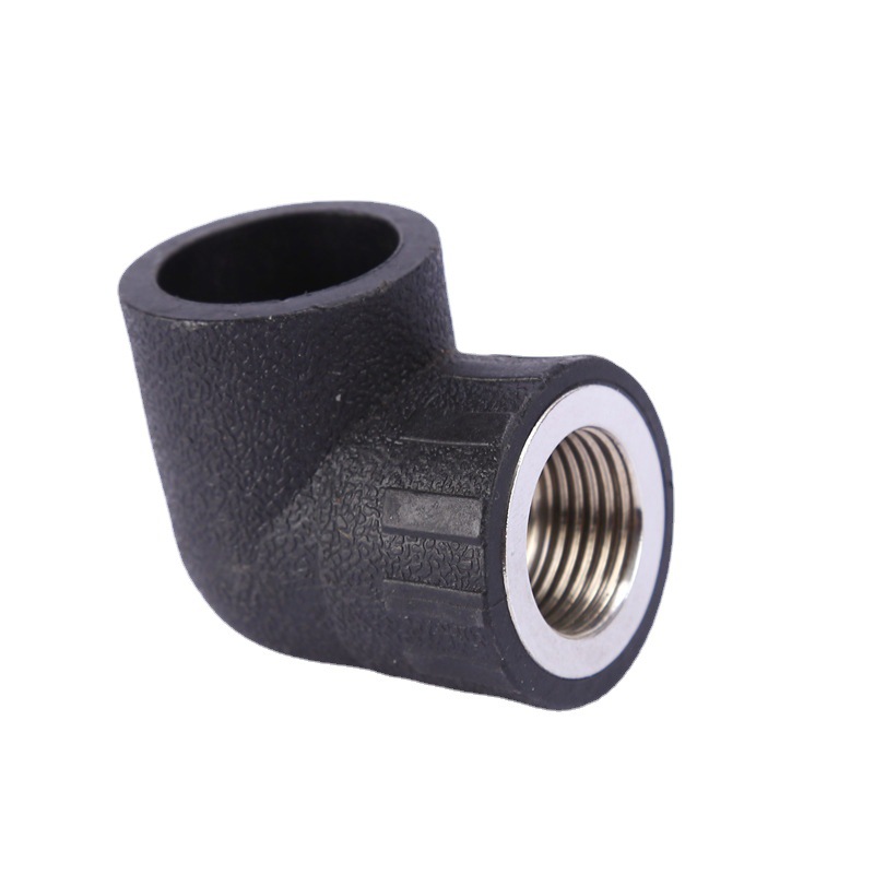 pe内丝弯头热熔20 25 32 40 50自来水管配件内牙弯头热熔承插管材