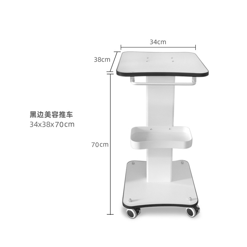 Comercio exterior Carro de belleza salón de belleza instrumento de belleza carro pequeña burbuja picosegundo ceja lavadora estante de almacenamiento móvil