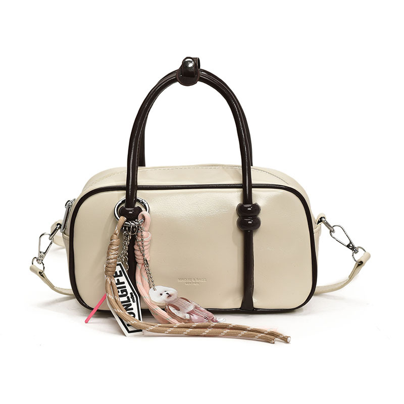 Colores contrastantes de tendencia universal bolso de bolos de mano mujer 2025 nuevo estilo de alto nivel de moda casual mochila de hombro