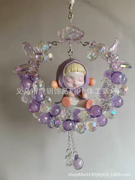 Purple butterfly style with baby
