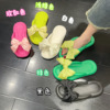 Deodorized wear-resistant beach flip flops with bow, breathable non-slip slide for leisure, slippers