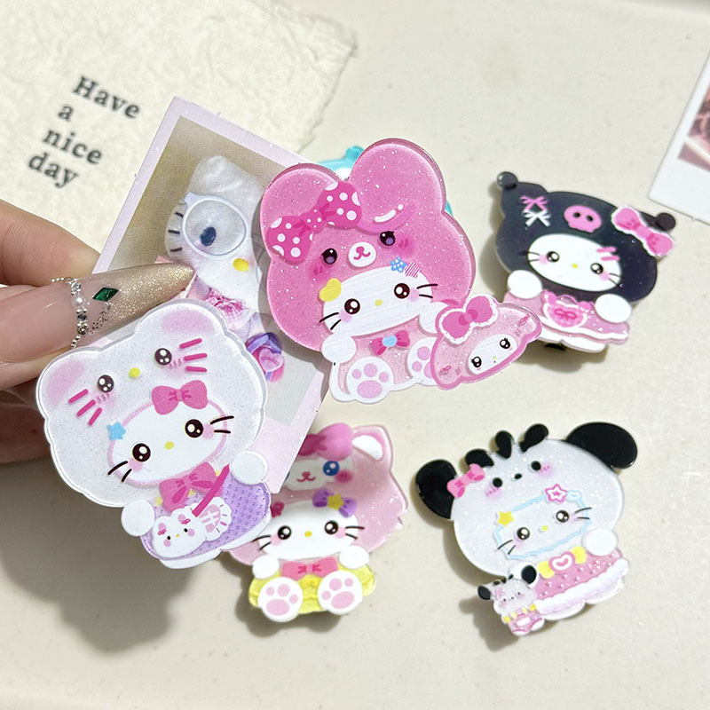 Acrylic Full-Body Cat and Fish Hair Clip, Cute and Sweet Girly Style Bangs Hairpin, Hair Accessories Wholesale Clip, New Model Acrylic Full-Body Cat and Fish Hair Clip, Cute and Sweet Girly Style Bangs Hairpin, Hair Accessories Wholesale Clip, New Model