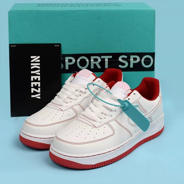 Air Force--white and red stitching
