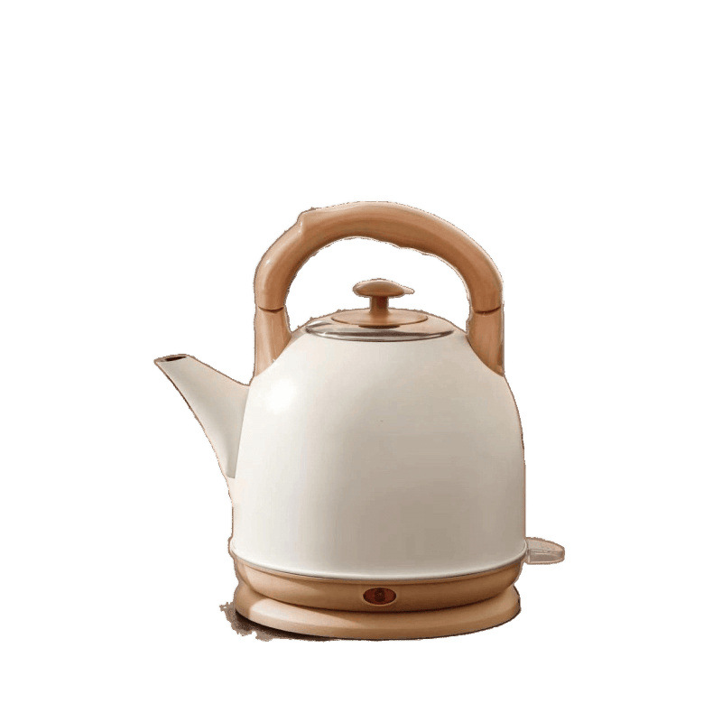 Hervidor 304 hervidero eléctrico eléctrico retro europeo de acero inoxidable tipo spin-in de gran capacidad