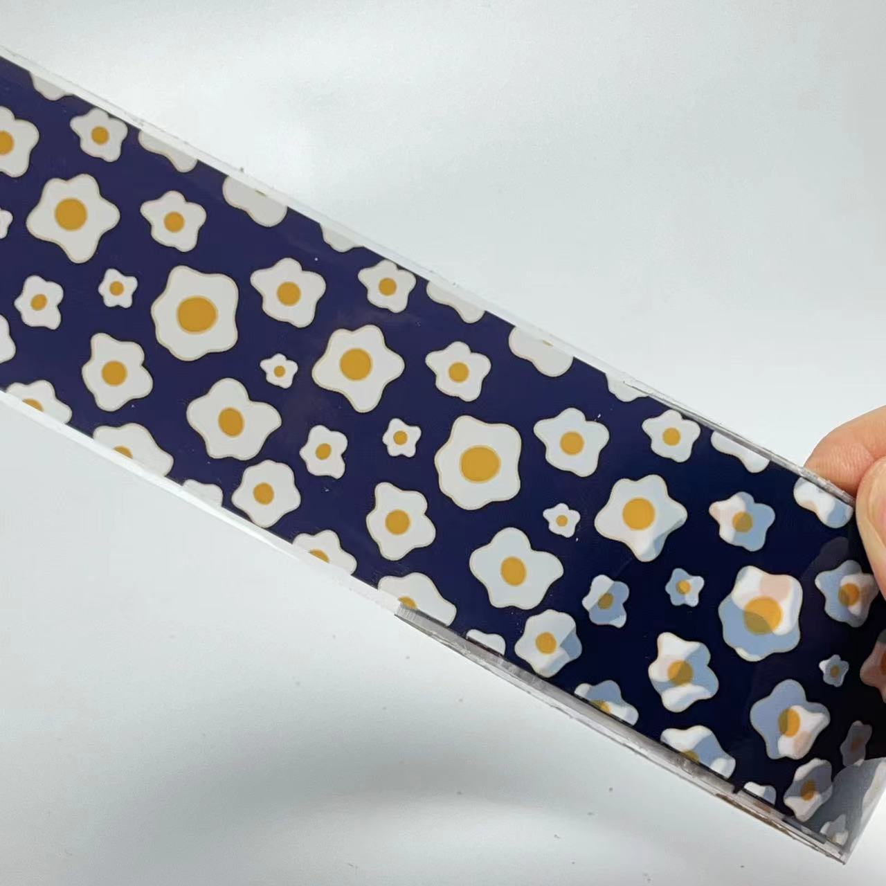 [프리핸드 드로잉] 플루이드 플라워, 폭 4.8cm * 길이 5m