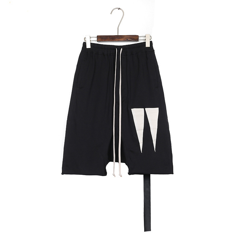 INVISIBLEIVM Dark Fur Edge Pic Loose Casual European and American Harlan Hanging RO Pants