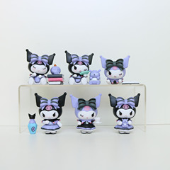 6 Purple Culomi Figure Models Melody Office Desktop Cartoon Ornaments Creative Gift Toys
