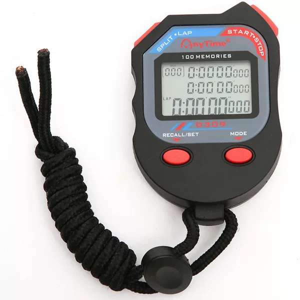 Referee Track and Field Stopwatch Three-Row 100-Lane Multifunctional Waterproof Electronic Stopwatch D-309