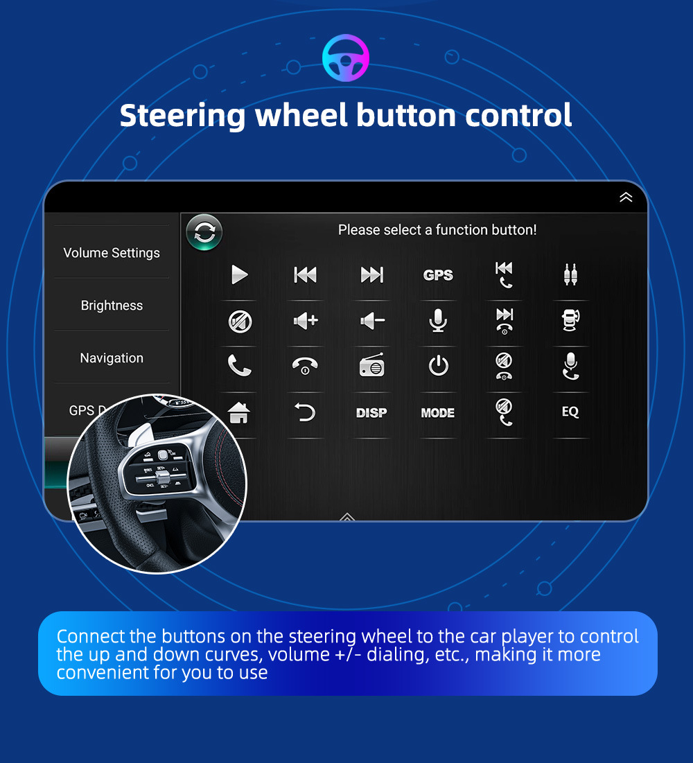 CarPlay Car Navigation GPS Stereo for Honda Civic 2016-21dvd
