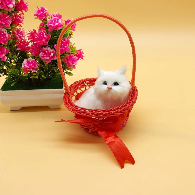 Корзина, игрушка, кот, подарок на день рождения
