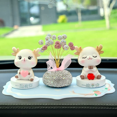 Car ornaments Deer Ornaments Car Small Ornaments