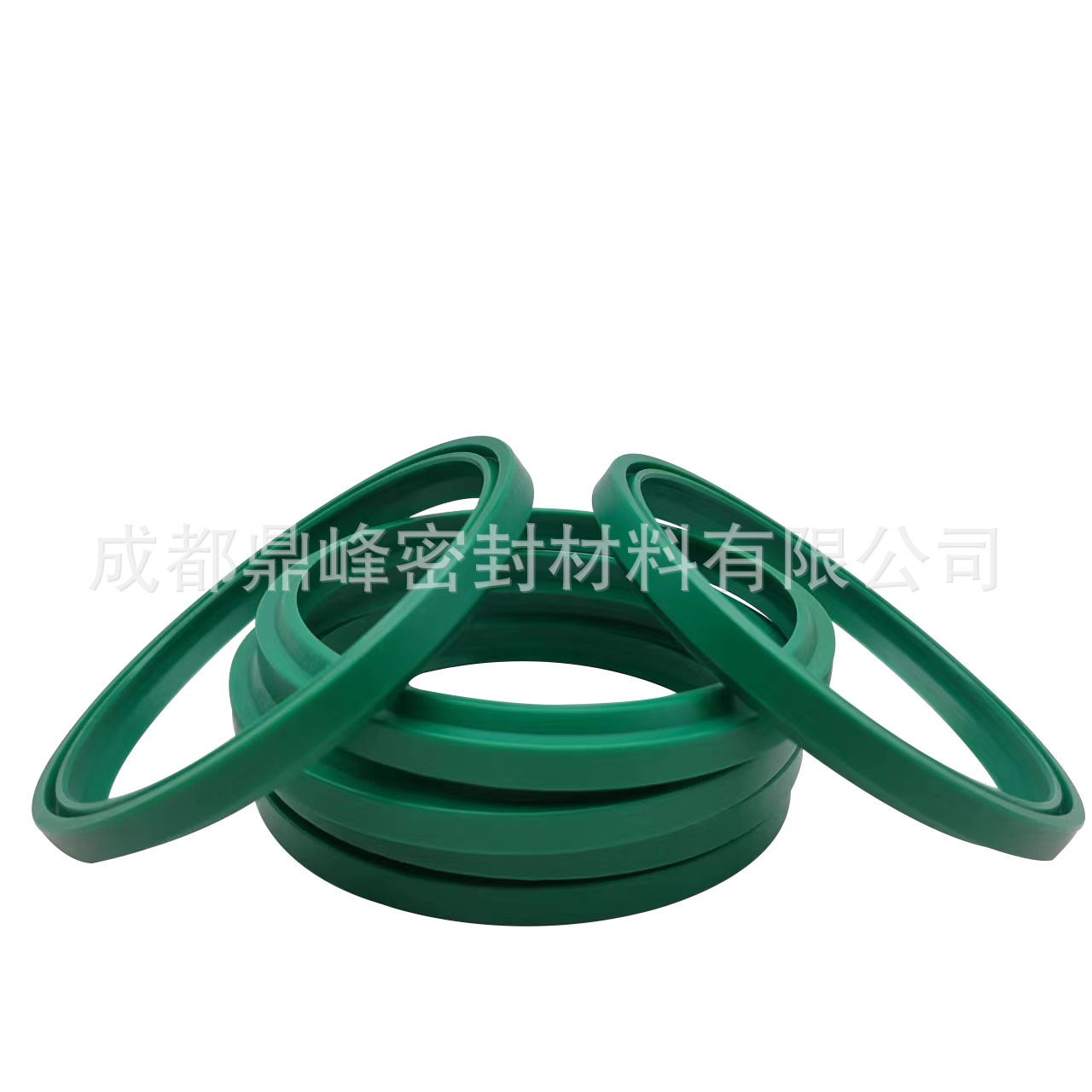 DHS型聚氨酯防尘圈绿色PU液压油缸密封件