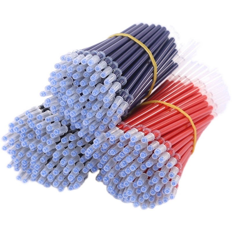 중성펜심 0.5MM 탄환 풀 니들 잉크 블랙 레드 블루 볼펜 카본 워터펜 베이진