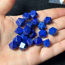 天然青金石唐八棱隔珠腰顶珠八方文玩 diy手串配珠散珠配饰配件