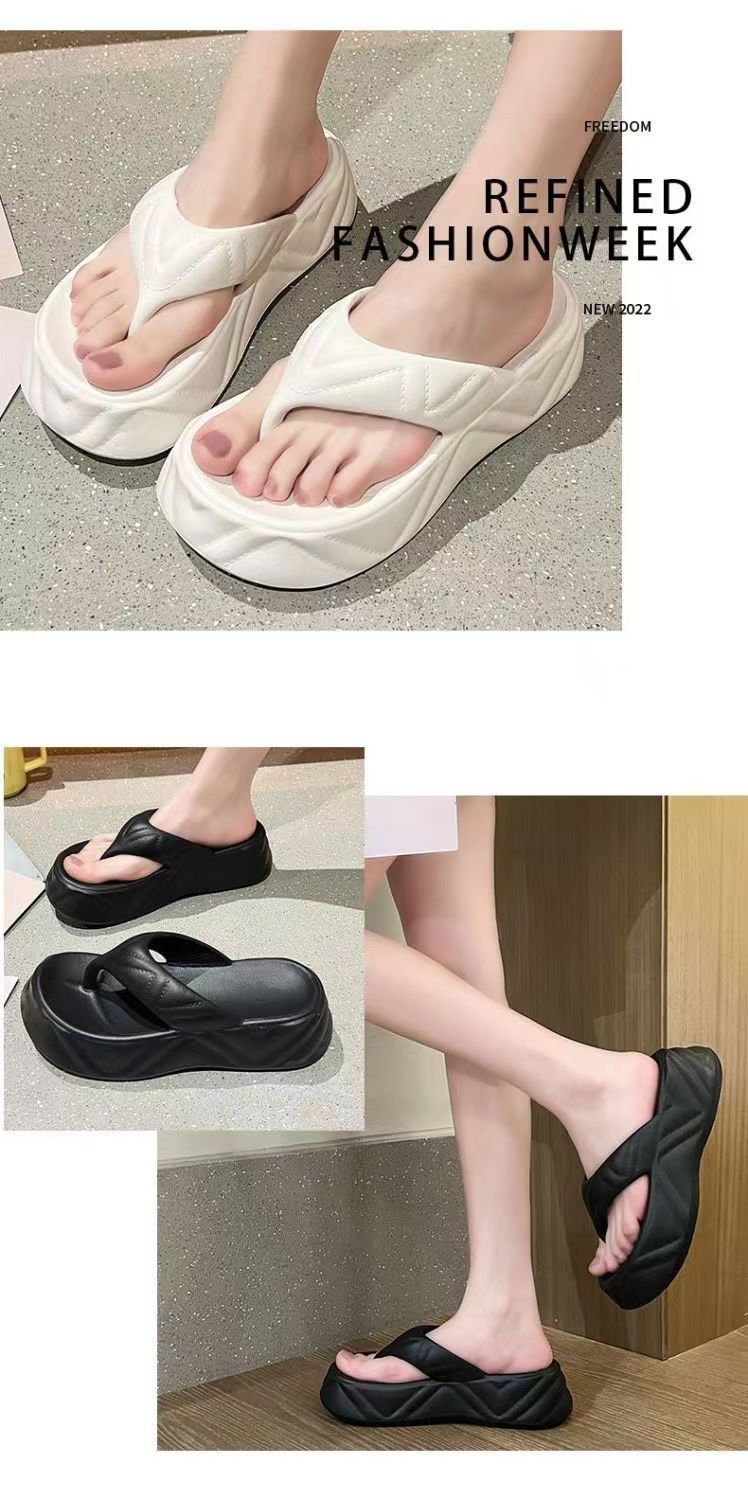 Women's Casual Solid Color Round Toe Platform Sandals display picture 1