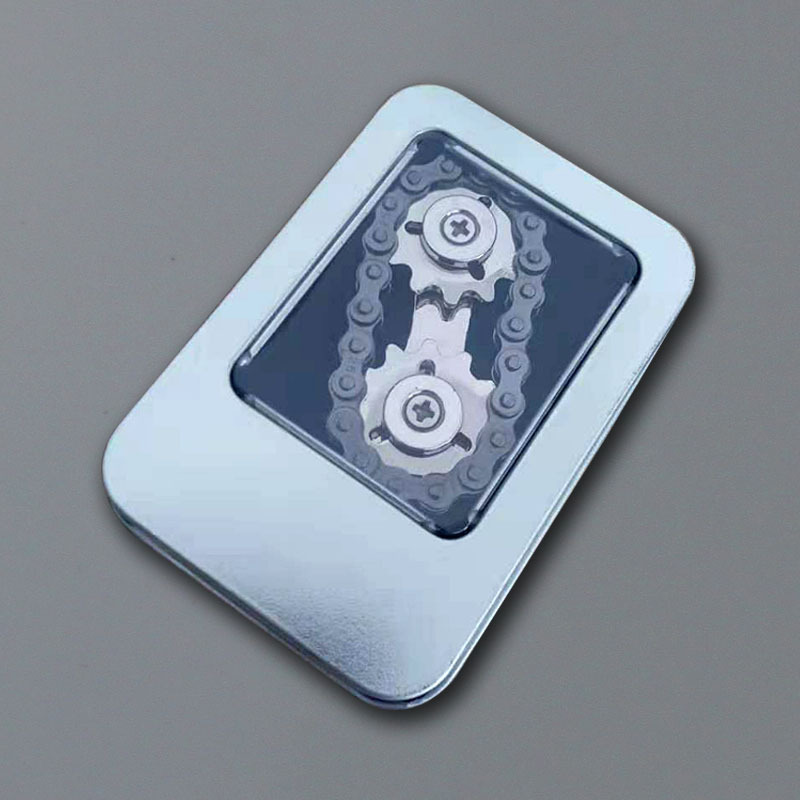 Cadena de coche de engranajes Cadena de giro de la yema del dedo descompresión Gyro descompresión artefacto adulto juguete aburrido artefacto divertido Niño