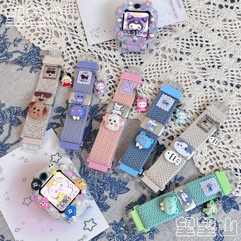 Nylon Magnetic Strap Suitable for Little Genius Phone Watches Z11 Cat and Fish Appointment Z10Z9Z8Z7Z6Proz6Q2A Nylon Magnetic Strap Suitable for Little Genius Phone Watches Z11 Cat and Fish Appointment Z10Z9Z8Z7Z6Proz6Q2A
