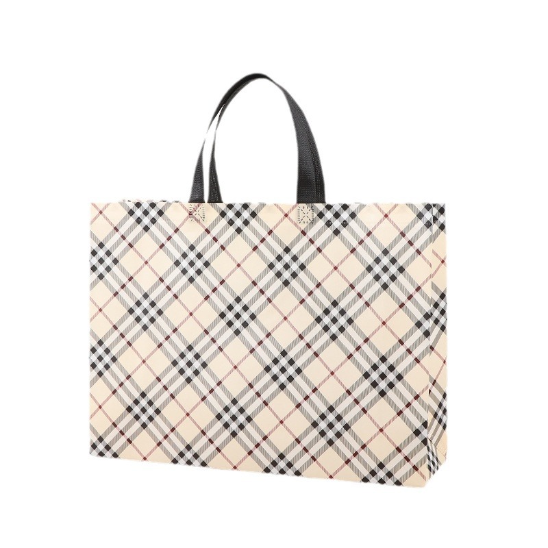 Bolsa de mano no tejida multi-especificación plegable con regalo de mano bolsas de compras de mano logotipo impresa en color bolsas de tela no tejida