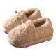 Qidan shoes factory cute little sheep cotton slippers female winter home bag heel warm plush couple cotton slippers male