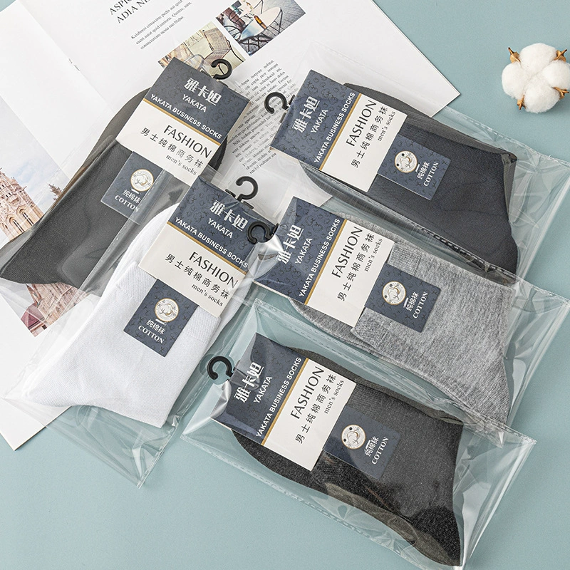 Antibacterial deodorized men's cotton demi-season knee socks, pack, mid-length, wholesale