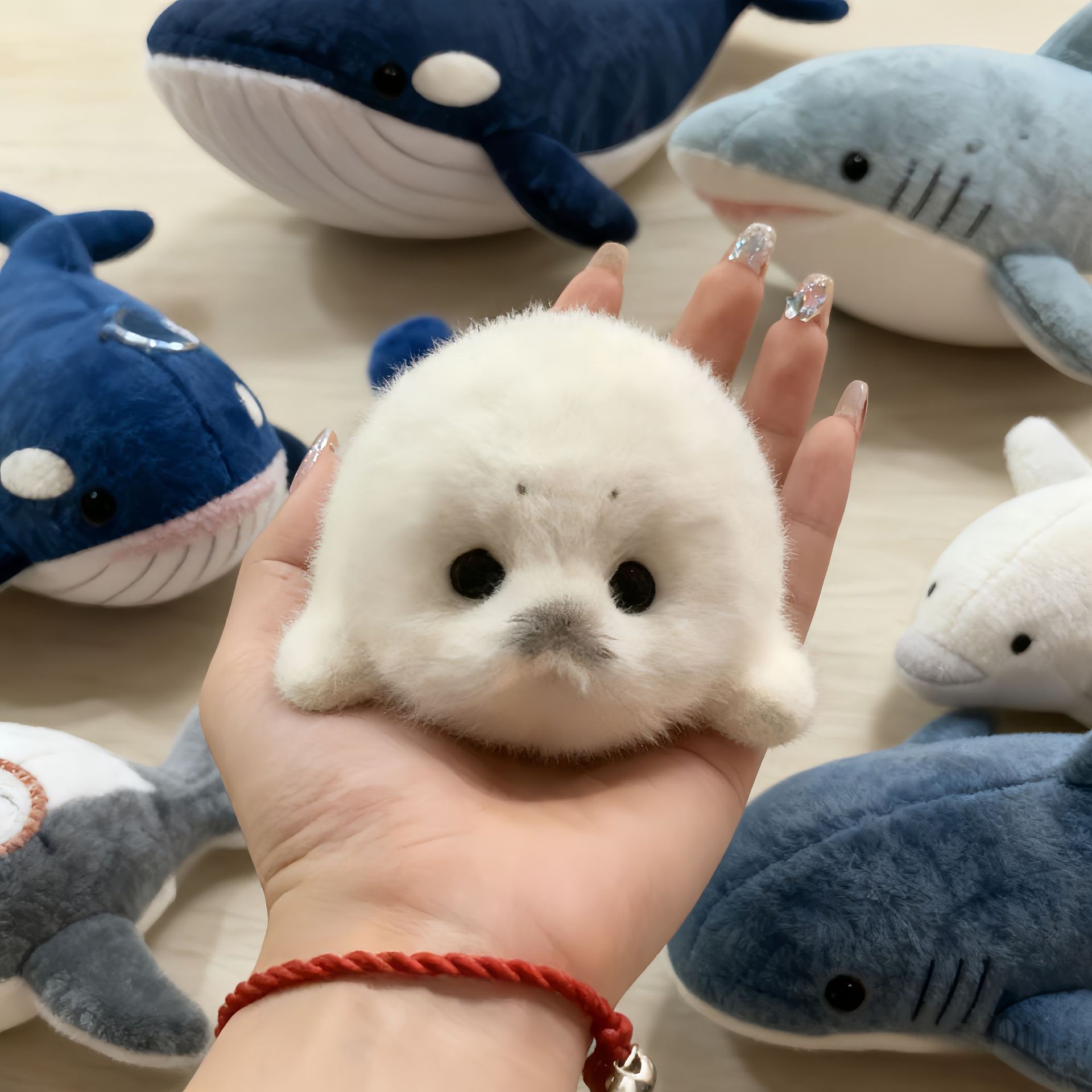 Cartoon Baby Seal Doll Plush Toy Pendant Simulated Marine Toy Souvenir Seal Pendant Gift
