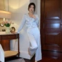 女士春秋季长袖外穿家居服