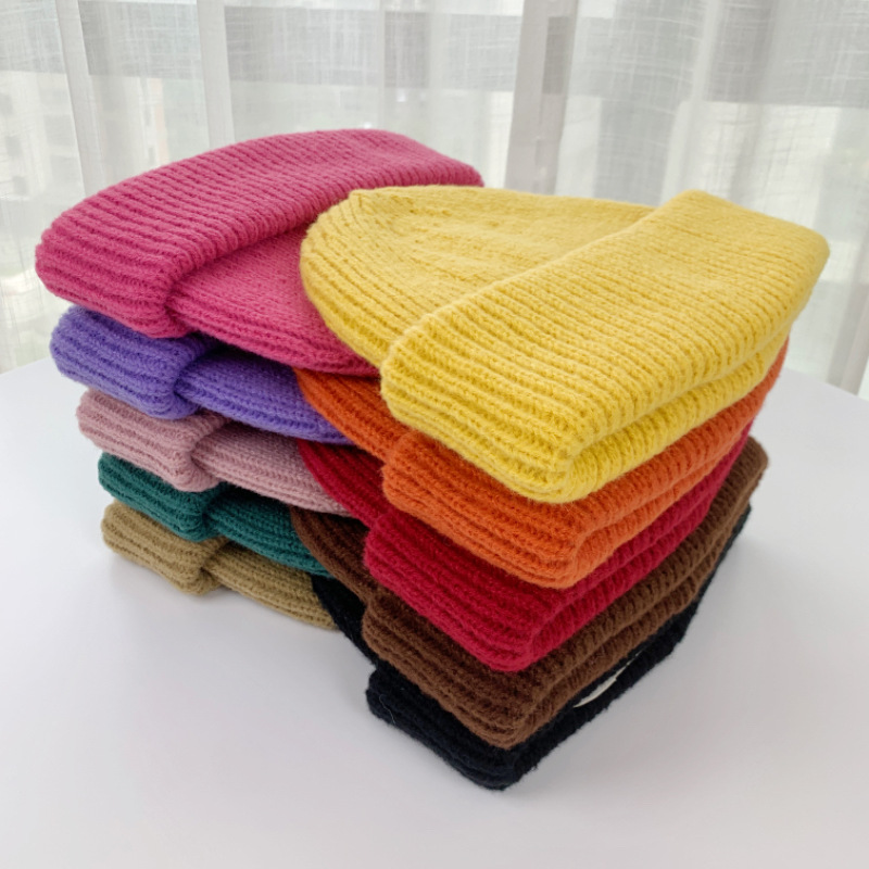 鹿毛绒双翻边帽