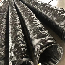 矿用连接布隧道风筒布塑料  风机骨架风筒 煤矿风管工程双抗导风