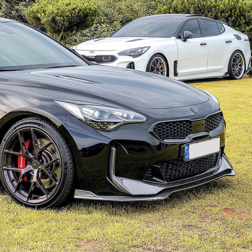 Suitable for Kia Stinger - Front lip spoiler, front corner covers, front bumper, cross-border modification parts