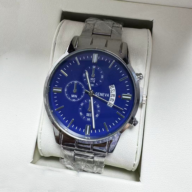 블루 표면 실버 바늘 실버 쉘 실버 벨트