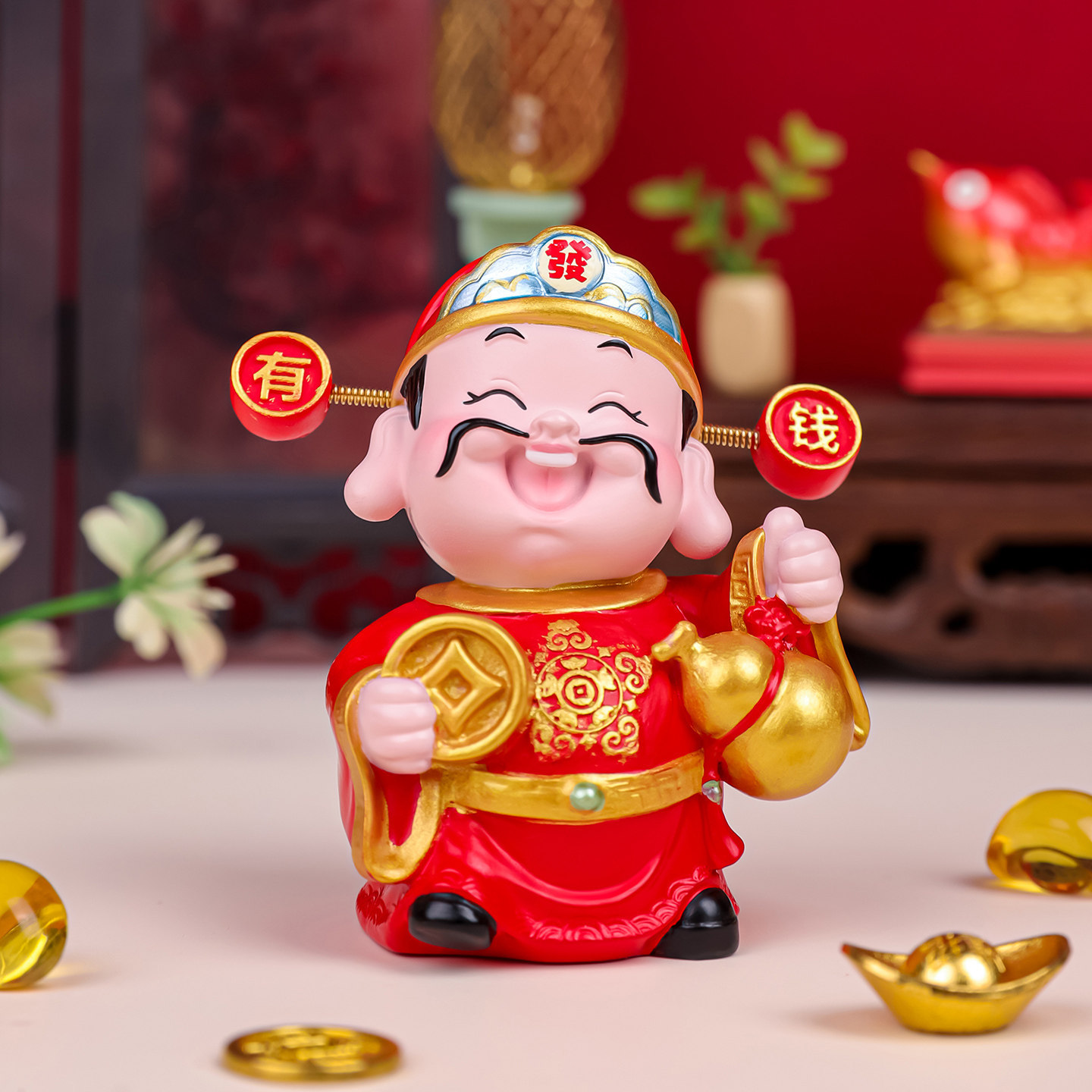 2026 Caballo Año Zodiaco Ornamento Caballo soporte de teléfono móvil Inmediatamente rico Muñeca Regalo Año del Caballo Regalo