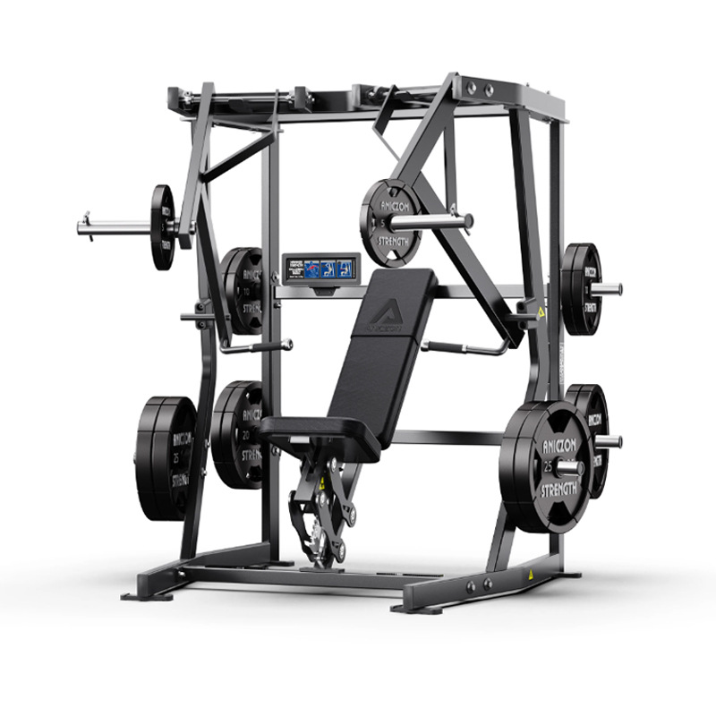 Hummer conjunto completo de equipos de fuerza torácica de transferencia, entrenador de pecho de empuje inclinado en posición sentada para gimnasio