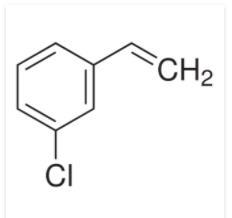 3-氯苯乙烯,96%,含0.1% TBC 稳定剂 Cas号：2039-85-2