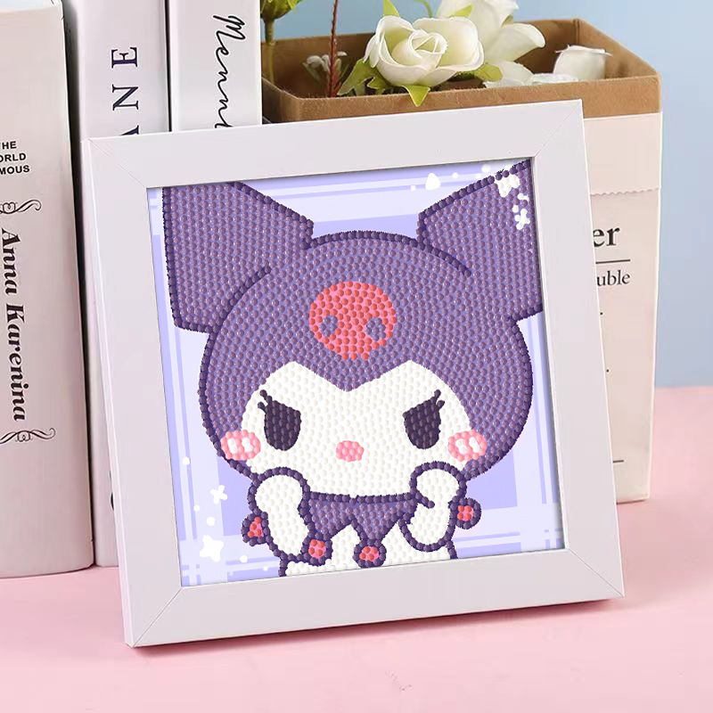 Diamante infantil DIY hecha a mano con material de marco paquete de dibujos animados Sanliou pegatinas de diamante regalo al por mayor pinturas de mampostería