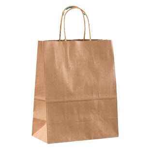 Kraft Paper Bag Handbag Coffee Milk Tea Take-out Packing Bag Gift Bag Portable Paper Bag Small Batch Custom