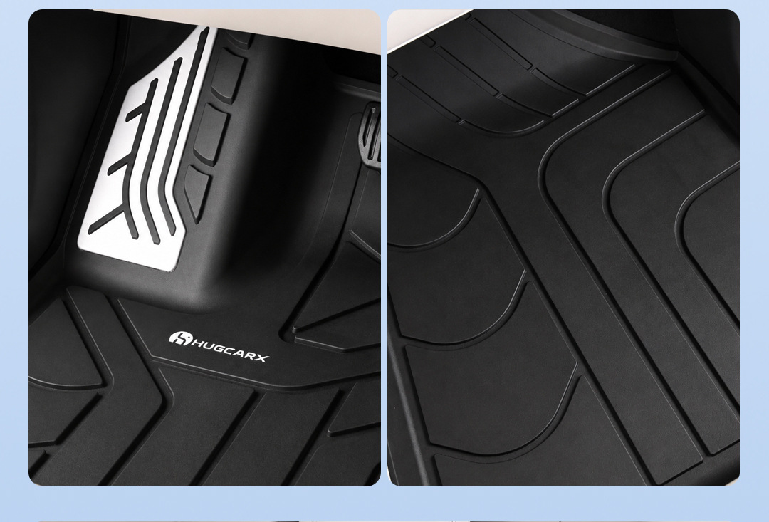 Cross-border universal car floor mats, injection-molded, 0 formaldehyde TPE car floor mats, anti-stain, easy to clean, wear-resistant