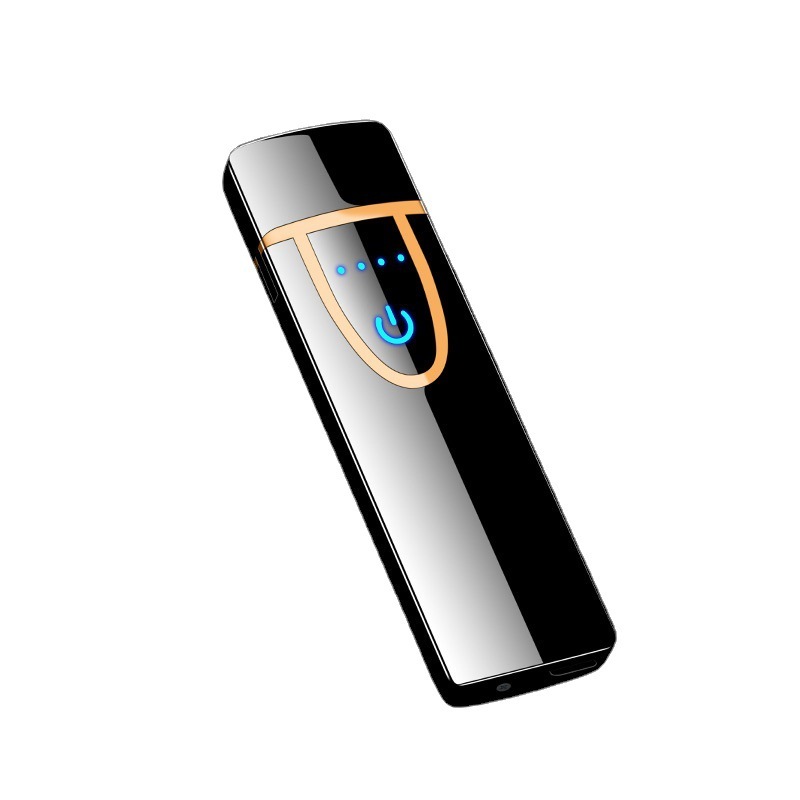 ネット赤タッチパネル感応充電ライター防風創意指紋電子シガレット彫刻男性プレゼント卸売り|undefined