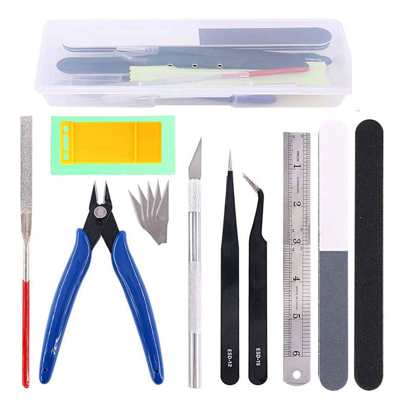 11Pcs Model Tool Set Cross-Border Supply Gundam Model Tool Set Model Building Tool Kit