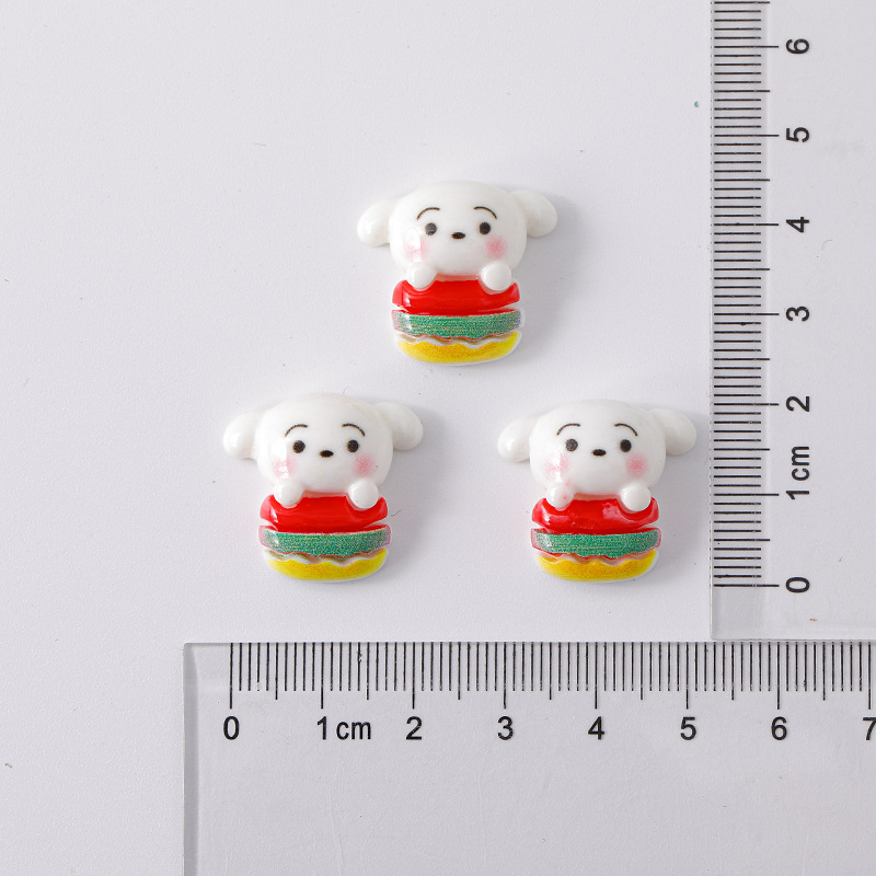 Estrella de dibujos animados DIY crema pegamento accesorios de resina teléfono móvil Shell material hecho a mano horquilla joyería de resina al por mayor